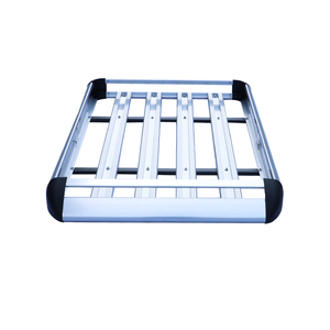 Canasta de Carga Universal de Aluminio de 2 Niveles para Techo, Portaequipajes de <span class=keywords><strong>Doble</strong></span> Capa con Barras Transversales para SUV y Camioneta - Product Image 1