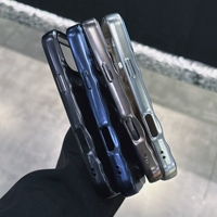 Coque de téléphone portable en TPU souple avec effet d'ondulation d'eau 3D, placage électrolytique mat pour iPhone 17 16 Pro Max 15 Plus