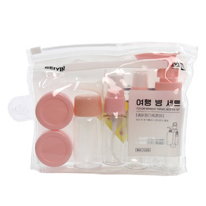 Beiyin – ensemble de bouteilles de maquillage de voyage, 5 pièces, conteneurs cosmétiques portables colorés pour les soins du visage et l'usage quotidien - Product Image 3