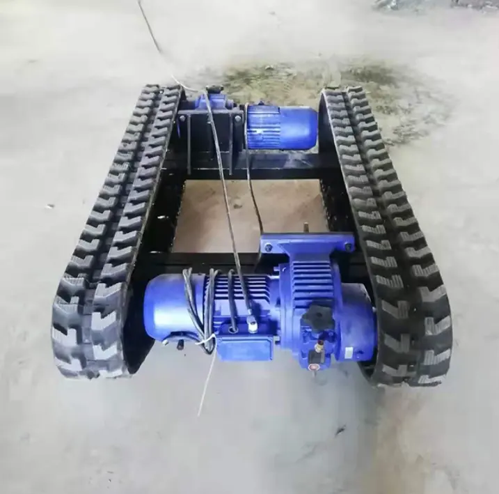 remote control transport vehicle chassis electric tracked chassis crawler