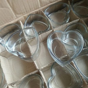 Decorazione per la tavola di nozze a forma di <span class=keywords><strong>cuore</strong></span> in vetro contenitore portacandele in vetro trasparente piccolo recipienti per la fabbricazione di candele - Product Image 5