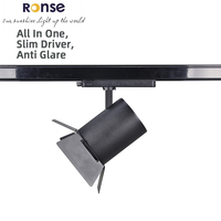 RONSE Track Light Rail de qualité stricte LED Track Light 15W Dimmable Télécommande pour l'éclairage intérieur