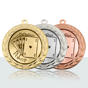 Poker Medal ME72 Set (Gold-Silver-Bronze) - Product Image 1