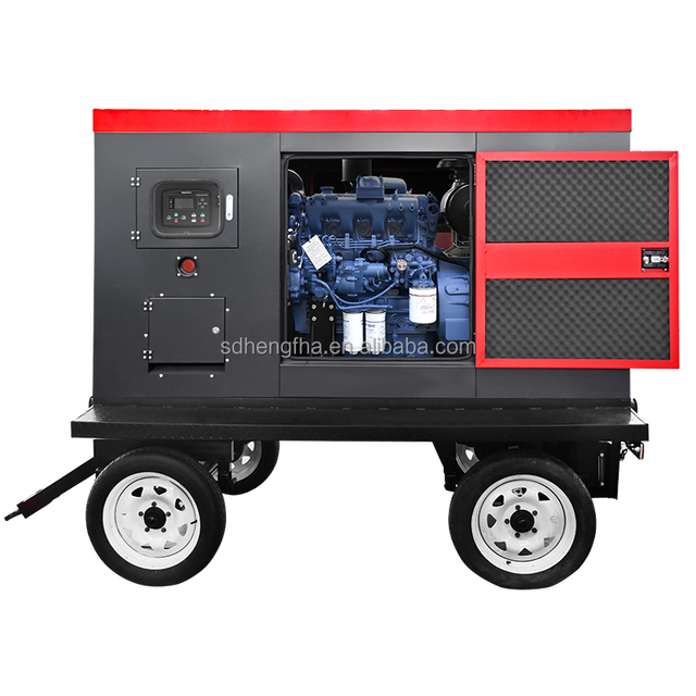 Factory Direct Sale 20kw diesel Generator Trailer Portable diesel Generators Prices 20kw 25kva