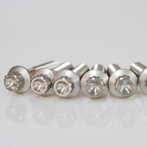 Op Maat Gemaakte Gelegeerd Staal Koolstofstaal Roestvrij Staal Inch Titanium Auto Split Velg 5/16 "-18 12 Punts Flensbouten - Product Image 4