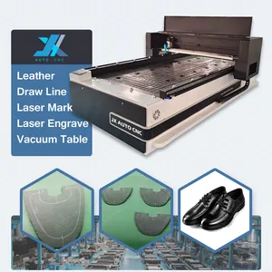 JX AUTO CNC Lederschuh-Oberschusslinienzeichnungsmaschine Co2-Lasergravurmaschine