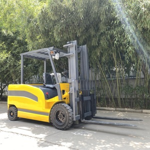 CE RHOS ISO Sertifikalı 3 Ton 3.5 Ton 5m Çiftlik Kullanımı İçin Üç Kademeli Mastlı Kurşun Asit Akülü Sensörlü Güvenlikli Elektrikli Forklift - Product Image 2