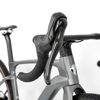 Vélo de route tout-terrain en fibre de carbone GRAVEL V3 RS-24S avec freins à disque hydrauliques complets et 24 vitesses