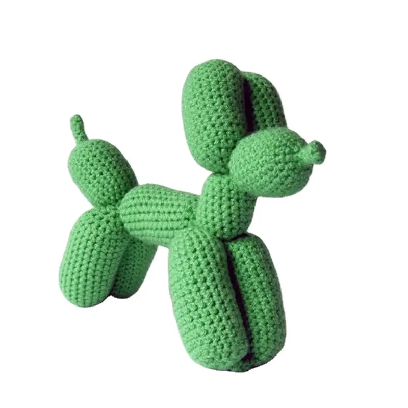 בלון כלב amigurumi crochet בלון פודל כלב בובה crochet פודל בלון צעצועים חיות