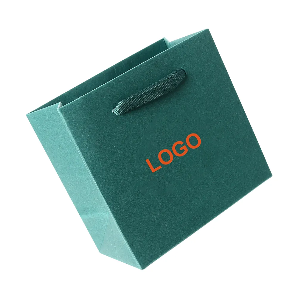 Lusso riciclabile carta Kraft Shopping Bag personalizzato con Logo colorato carta personalizzata a buon mercato prezzo all'ingrosso per la confezione regalo