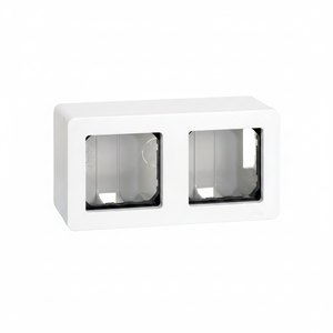 Scatola bianca per montaggio a superficie per 2 elementi (Simon 27 27821-35) - Product Image 2