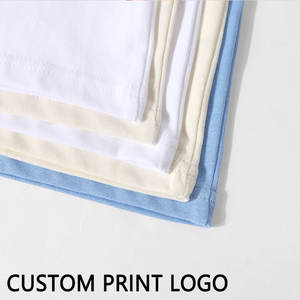 T-shirt à col roulé en tricot lourd, nouveau design 2024, 100% coton, surdimensionné, impression personnalisée pour hommes - Product Image 6