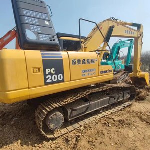 รถขุดนำเข้า Komatsu PC200 สภาพดี รถตักดินมือสอง 20 ตัน เครื่องยนต์ญี่ปุ่น พร้อมเกียร์ ปั๊ม แบริ่ง PLC - Product Image 2
