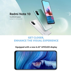 <span class=keywords><strong>Redmi</strong></span> Note 10 Batterie 5500 mAh Processeur Octa-Core 4 Go de RAM 64 Go de Stockage Charge Rapide 33W Écran AMOLED 6,5 pouces LTE Double SIM Anglais - Product Image 6