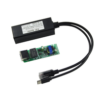 Divisor POE j45 sokcet 48V alimentación a través de Ethernet Gigabit IEEE802.3Af/At a RJ45 enchufe y USB-C para cámara CCTV Wifi AP Voip