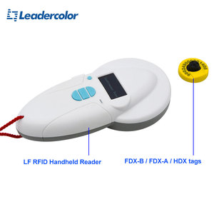 Оптовый портативный <span class=keywords><strong>RFID</strong></span>-считыватель 134,2 кГц ISO11784/85 из ABS-пластика для меток FDX/HDX, сканер LF <span class=keywords><strong>RFID</strong></span> - Product Image 5