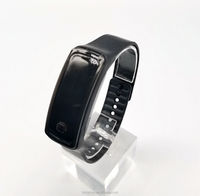 Jam Tangan Layar Sentuh Digital LED Olahraga dengan Tali Silikon