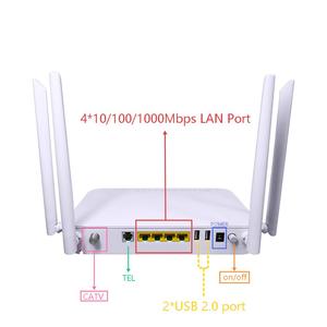VOIP device dualband <b>wireless</b> 5G 2.4G AC1200 WIFI5 GPON EPON <b>adaptive</b> XPON X5412C ONU with CATV - Product Image 4
