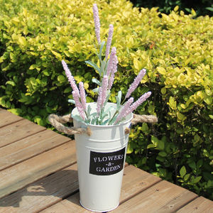 M247 12หัวโฟม PE ลาเวนเดอร์<span class=keywords><strong>สาขา</strong></span>ยาวช่อดอกไม้ผ้าไหมพลาสติกประดิษฐ์ดอกไม้ตกแต่ง - Product Image 5