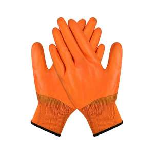 Gants de sécurité en polyester entièrement enduits de PVC, imperméables, résistants à l'huile, haute visibilité, pour la construction, l'entretien, les machines, Vietnam - Product Image 1