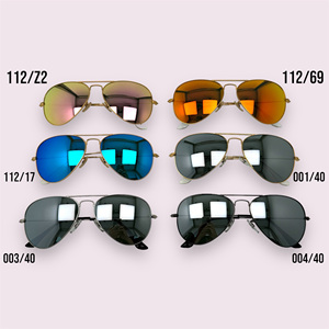 Occhiali da sole da pilota classici italiani personalizzati con montatura in metallo UV400 per guida all'aperto, occhiali da sole di <span class=keywords><strong>design</strong></span> - Product Image 6