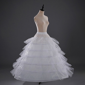 <span class=keywords><strong>Abito</strong></span> da sposa <span class=keywords><strong>lungo</strong></span> sei cerchi in acciaio da sposa morbido velo cintura super soffice <span class=keywords><strong>sottoveste</strong></span> per la sposa - Product Image 3