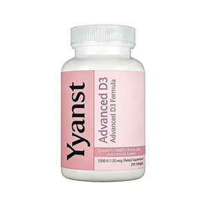 Cápsulas Blandas de Vitamina D3 de 5000 UI de Marca Privada OEM/ODM, Aumenta la Inmunidad y Ayuda a Mantener Huesos Fuertes, Salud Diaria - Product Image 1