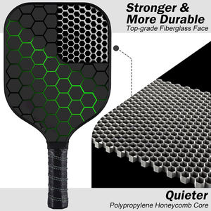 Pagaie de pickleball d'entraînement Sweet Spot en fibre de carbone MELORS-<span class=keywords><strong>Mini</strong></span> tête de pagaie et manche extra long - Product Image 6