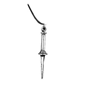 Sobrenatural inspirado Ángel espada daga colgante collar de cuero - Product Image 3