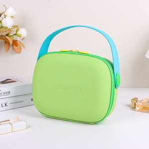 กระเป๋าแต่งหน้าพกพา Niandduo ความจุขนาดใหญ่ กล่องใส่เครื่องสำอาง EVA พร้อมหูหิ้ว สำหรับการเดินทางและจัดเก็บที่บ้าน - Product Image 4