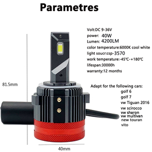 Bombilla LED de haz Alto y Bajo, Bombilla H7 H15, Golf 6, Golf 7, <span class=keywords><strong>precio</strong></span> de fábrica - Product Image 3