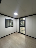 Maison conteneur extensible au design moderne pour logement du personnel agricole, bureau et salle de bain, espaces de vie temporaires