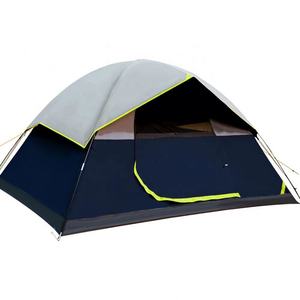 New Design Beach <b>Tent</b> Outdoor Windproof Double Layer Sun Protection Portable 6 Person OEM Family Camping Travel <b>Tent</b> - Product Image 1