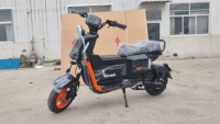 Sepeda Motor Listrik 1000W 60V dengan Rem Cakram Ganda Lampu LED Kecepatan Tinggi E Moped untuk Dewasa