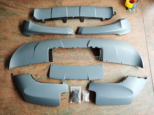 Sortie d'usine en stock Pare-chocs De Voiture air kits Avant et après le siège lèvre Avant + retour à lèvres Non-peinture pour BMW X5 E70 07-10 - Product Image 2