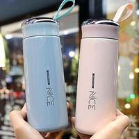 Vaso de Vidrio con Doble Pared de Plástico de 400 ml, Termo para Agua, Ideal para Publicidad, Negocios y Fiestas, en Oferta