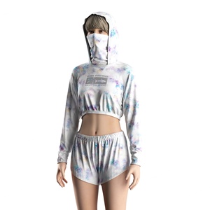 Haut court de pêche pour femme avec protection UV avancée UPF50+, séchage rapide, tissu léger anti-transpiration - Product Image 1