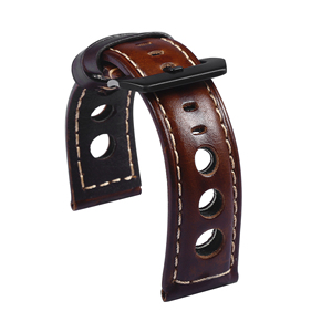 Vendita calda <span class=keywords><strong>Vintage</strong></span> confortevole da uomo in vera pelle cinturini per orologi di lusso universali - Product Image 3