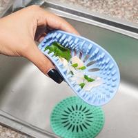 Crépine de vidange en plastique durable, flexible et multicolore, attrape-cheveux pour lavabo, baignoire et douche