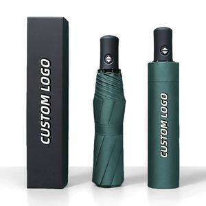 Hot Sale Full-Automatic 3 Folding Promotional Automatic Travel Wine Bottle <b>Umbrella</b> for Gift With Logo Printing - Product Image 1