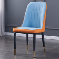 Chaise de salle à manger de luxe scandinave, dossier minimaliste italien, structure en bois, assise en tissu, durable, moderne, pour la maison, le salon, l'hôtel