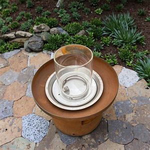 Corten Steel <b>Fire</b> <b>Pit</b> Outdoor Garden Patio Wood Burning <b>Fire</b> <b>Pit</b> for <b>Camping</b> Party for Outdoor Heating Includes Accessory - Product Image 5