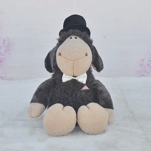 Feo lindo gorro de dormir oveja juguete de peluche lindo Cordero soñoliento muñeca niños tela muñeca almohada <span class=keywords><strong>Lobo</strong></span> oveja juguete de peluche - Product Image 5