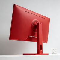 Monitores de Juego Planos de 27 Pulgadas con Diseño Rojo, Sin Bordes, 2K, con Panel IPS y Frecuencia de Actualización de 240 Hz para Entrada de Señal