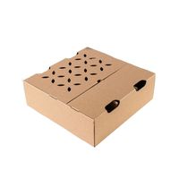 Boîte d'emballage pour fruits ventilée en carton ondulé personnalisée RDY avec séparateur, carton écologique pour produits frais, usine OEM ODM