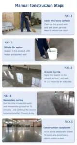 Durable Concrete Sealer Brilliant Luster Sealing Agent Crack Seal Waterproofing Agent Glue