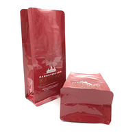 Personnalisation en gros de sachets de café rouge de 1 kg, édition spéciale pour les promotions saisonnières de café