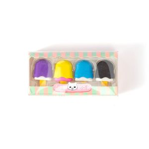 Juego de Borradores con Diseño de Postres, Material TPR, Diseño de Dibujos Animados, para Niños, Regalo de Papelería Escolar, Borrador para Dibujar - Product Image 5
