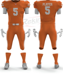 Uniformes de Fútbol Americano Sublimados Personalizados de Alta Calidad, Jersey Transpirable de Secado Rápido con Estampado, Conjuntos para Adultos para Todas las Temporadas - Product Image 1