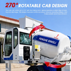 Camion malaxeur à béton autochargeant de nouvelle génération, économe en carburant, pour le mélange de béton sur chantier - Product Image 6